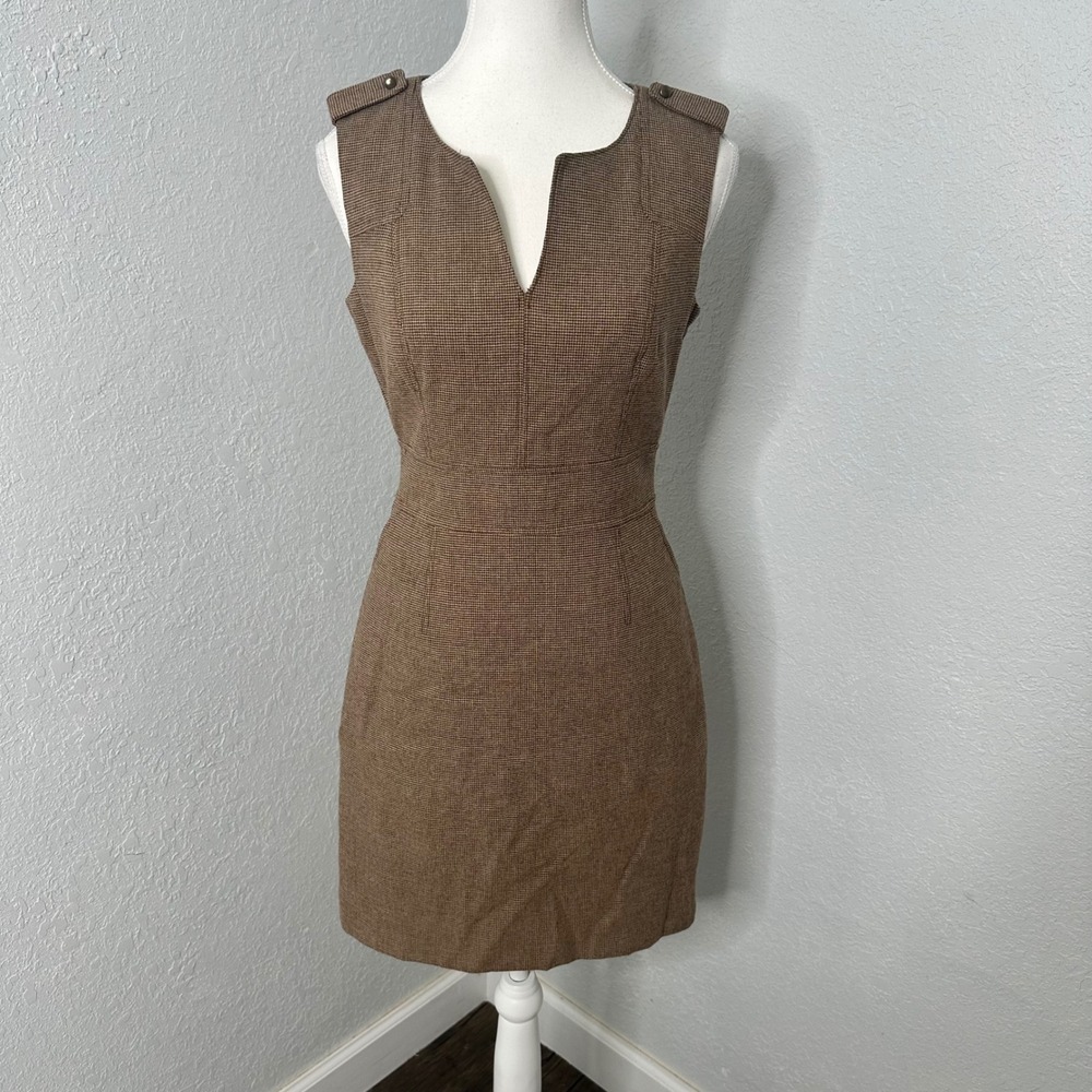 Banana Republic Heritage Collection Italian Wool‎ Safari Utility Dress Sz 4